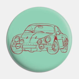 Classic Sports Car Pin