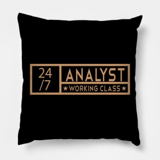 Analyst Tittle Job Pillow