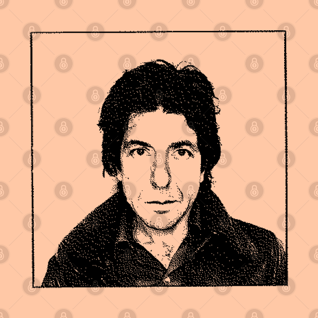 8bit Retro Leonard Cohen Fan by DankFutura