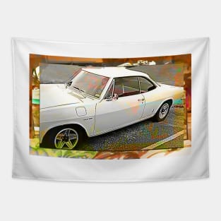 Ford Corsair Classic vintage fall postcard Tapestry