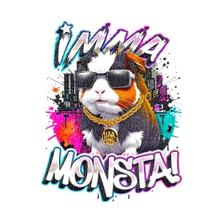 Imma Monsta! HAMSTER | Whitee | by Asarteon T-Shirt