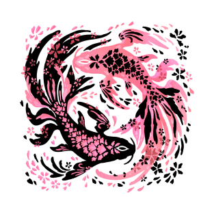 Cherry Blossom Koi T-Shirt