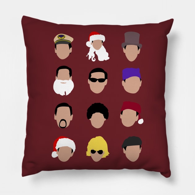 The Many Faces of Michael Scott Pillow by doctorheadly