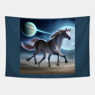 Alien Horse Tapestry