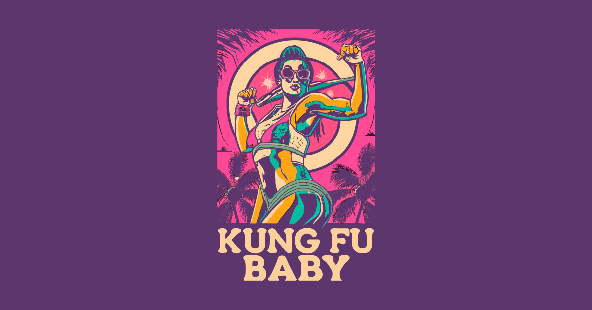 Kung Fu Baby Beach Kung Fu Baby Beach TShirt TeePublic