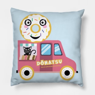 Donut Truck Pillow