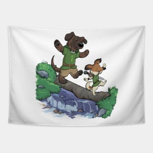 Adventure Buddies Tapestry