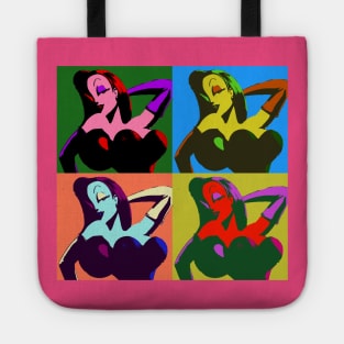 Pop art - Jessica Rabbit Tote