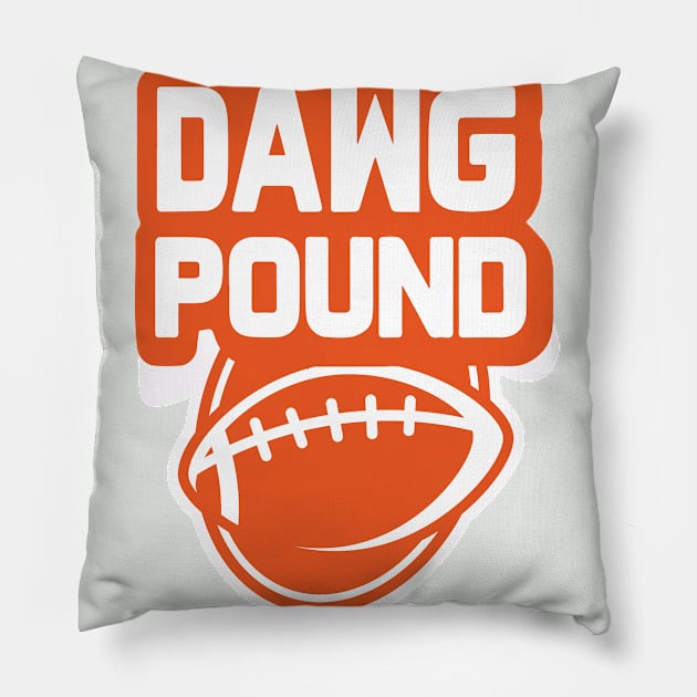 Dawg Pound Pillow by Ribsa