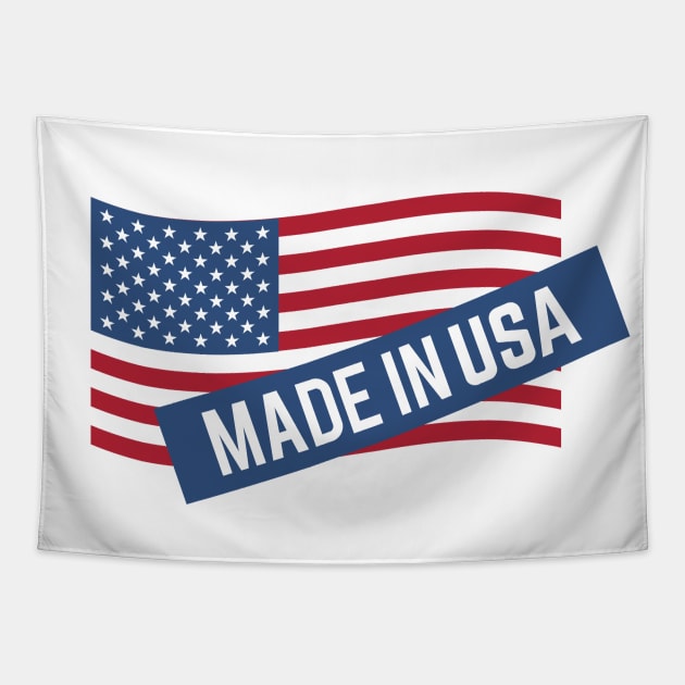 Made in USA - United States of America Tapestry by kani