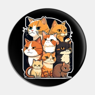 Funny Cats - I Need All These Cats Cat Owner Cats Pin