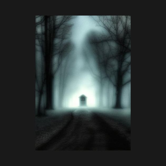 Fog horror road blurred by Laakiiart