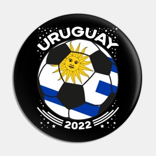 Uruguay Flag Soccer Football Team, Uruguayan Flag Soccer Fans Pin