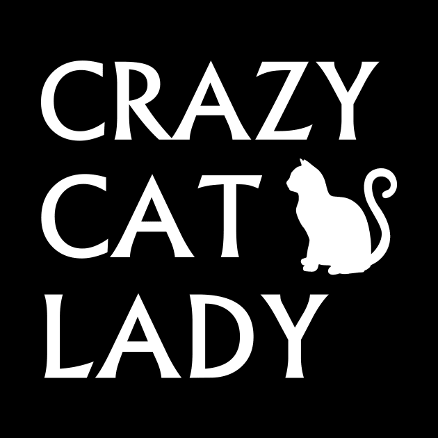 Crazy Cat Lady Tshirt - Cat lovers Shirt by MADesigns