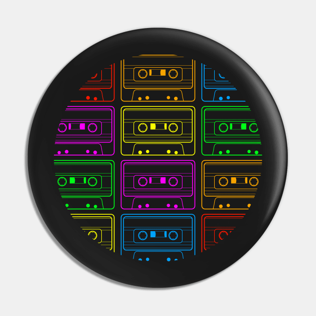 Cassettes II Pin by Sirenarts