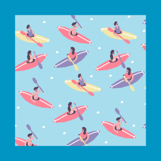 Kayak Pattern T-Shirt