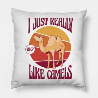 Camel  P R t shirt Pillow