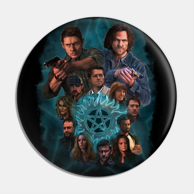 The Winchesters and friends Pin by Elizachadwickart 