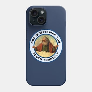 God is watching you Phone Case