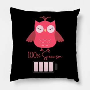 100% Sarcasm Pillow