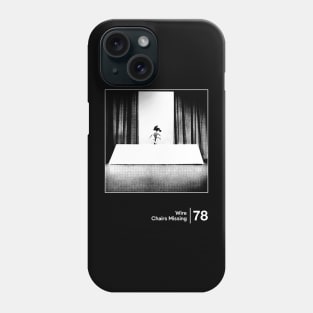 Chairs Missing - Minimal Graphic Design Tribute Phone Case