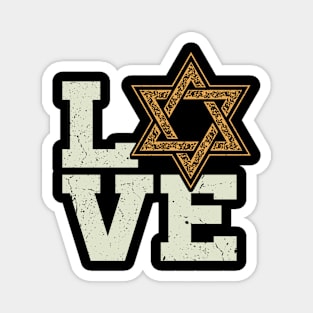 Jewish Star of Davi - Love Magnet