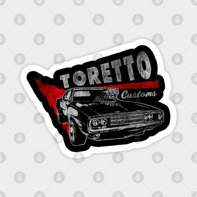 Toretto Customs Magnet by drewbacca