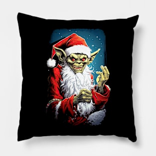 Gremlin Santa Pillow