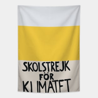 Skolstrejk For Klimatet Tapestry