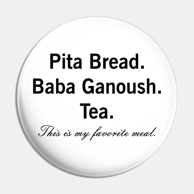 Pita Bread Baba Ganoush Eggplant Dip Vegan Vegetarian Favorite Meal Pin by CoolFoodiesMerch