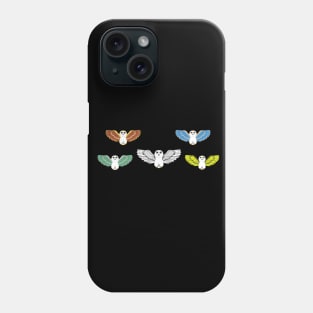 colored owls unite Phone Case