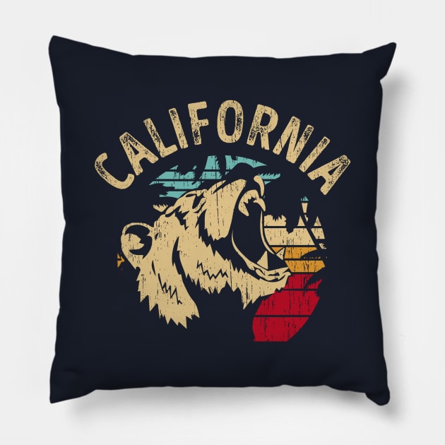 California Bear Pillow by kani