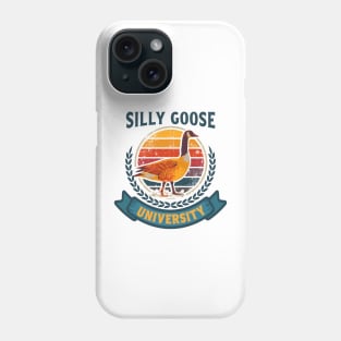 SILLY GOOSE UNIVERSITY TREND POPULAR VINTAGE MEME Phone Case