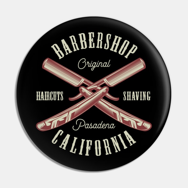 Barbershop A Lifestyle Haircut Or Styling, Make-Up And Shaving Your Hairdresser Gifts T-Shirt Pin by gdimido