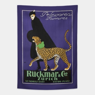 RÜCKMAR & CIE advertising poster Tapestry