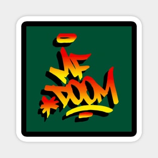 MF Doom Green Gradation Magnet