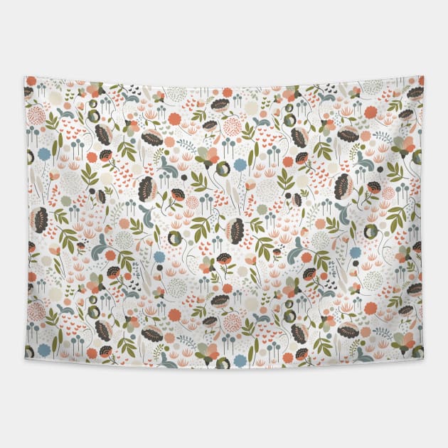 Floral Pattern Tapestry by So Young So Good