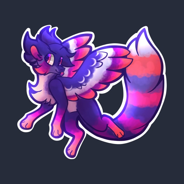 Neon Ring-tail by Amethyst Wings' art