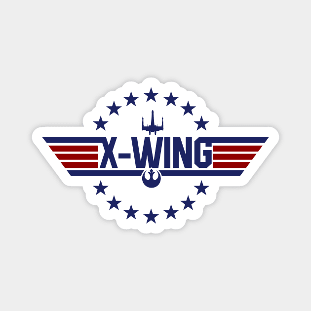 X-Wing Top Gun Mash Up Magnet by Vault Emporium