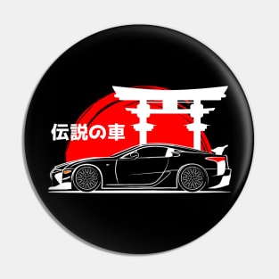 JDM V10 Supercar Art Pin