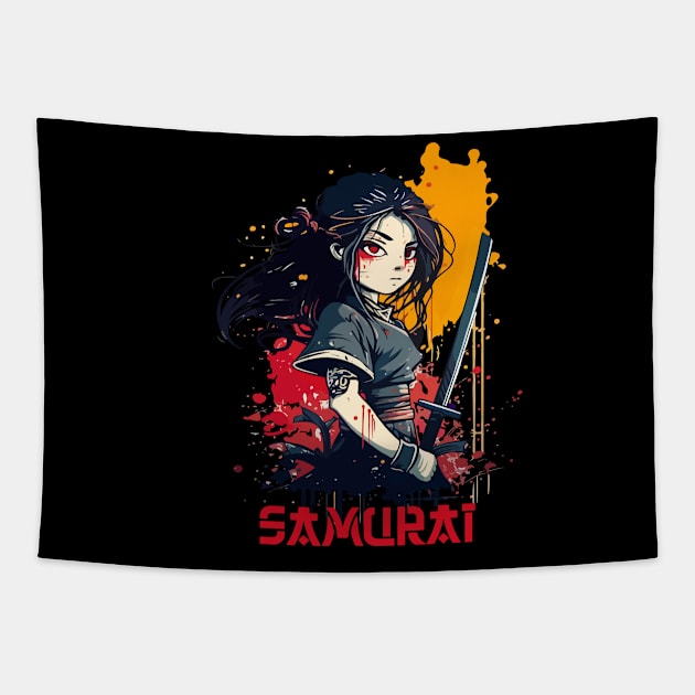 Young Samurai Tapestry by vamarik