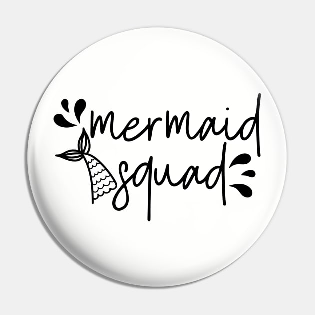 mermaid  squad Pin by busines_night