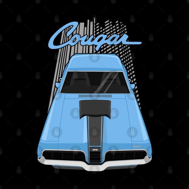 Mercury Cougar 1970 - blue by V8social