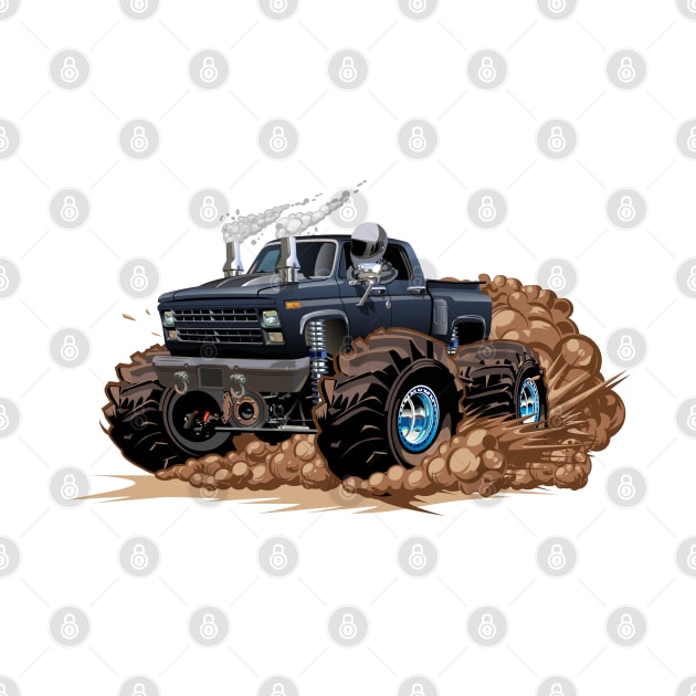 Cartoon monstertruck by Mechanik