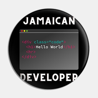 Jamaican Developer Pin