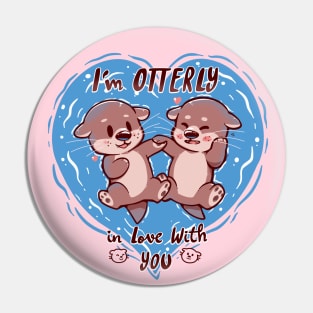 Otterly in Love Pin