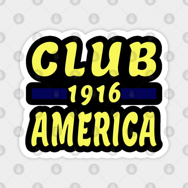 Club America Classic Magnet by Medo Creations