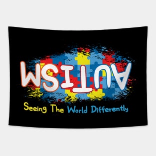 Autism Awareness Seeing the world Differently Tapestry
