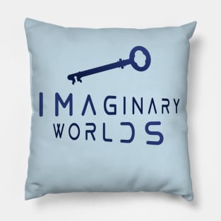 Imaginary Worlds classic logo title Pillow