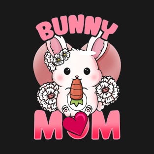 kawaii bunny mom bunny lover T-Shirt